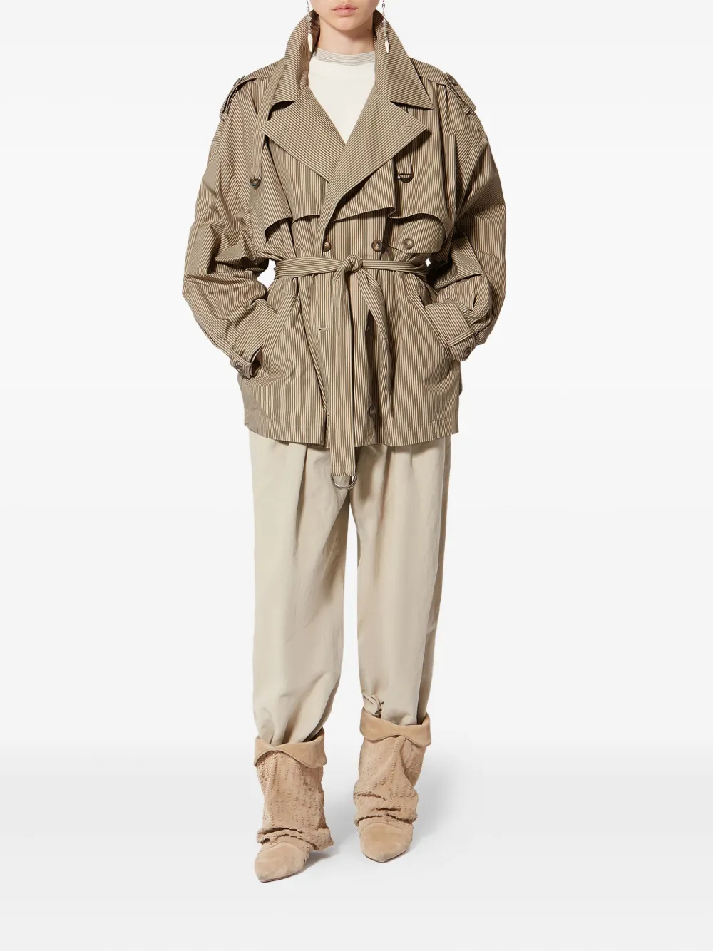 MARANT ÉTOILE Claya striped-pattern jacket | Blazers | Image 2