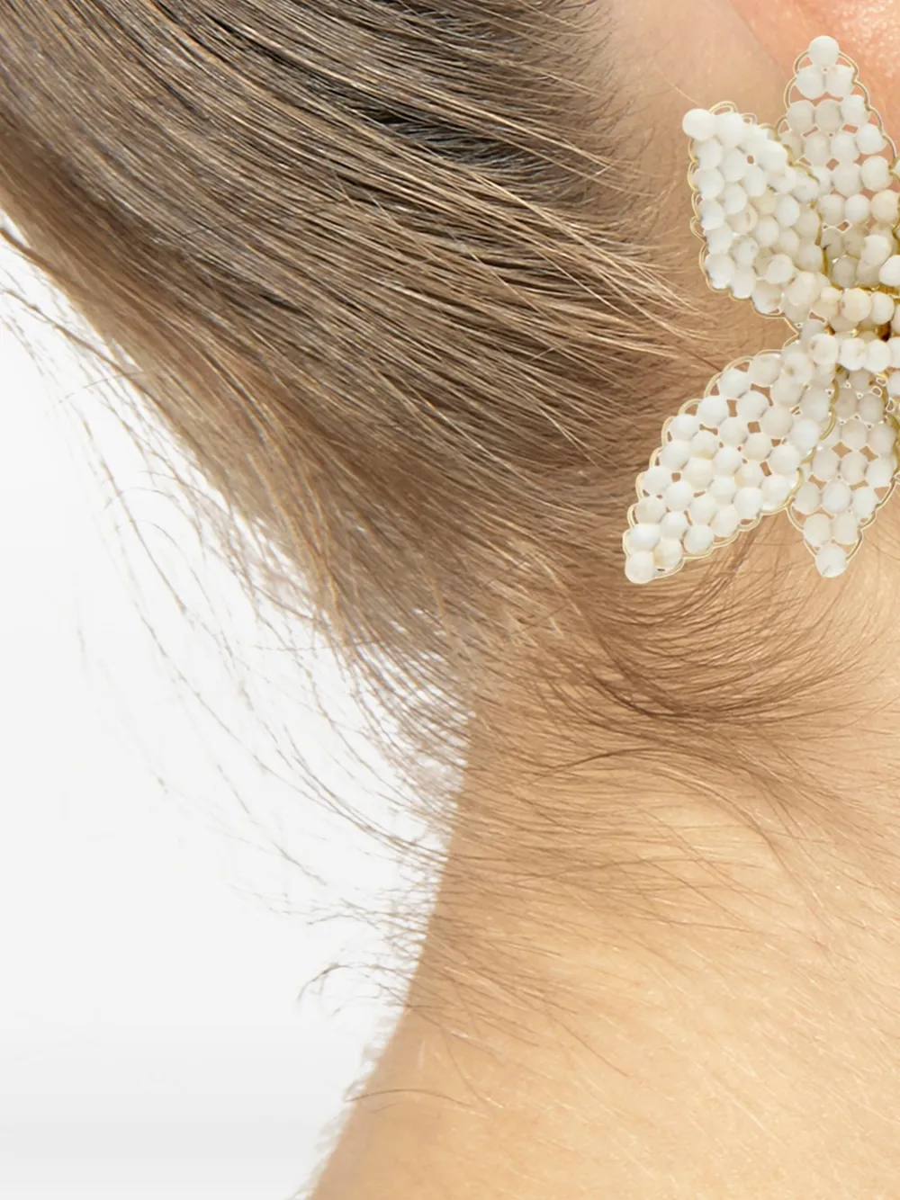 Isabel Marant Loli Asymmetric Earrings In Brown