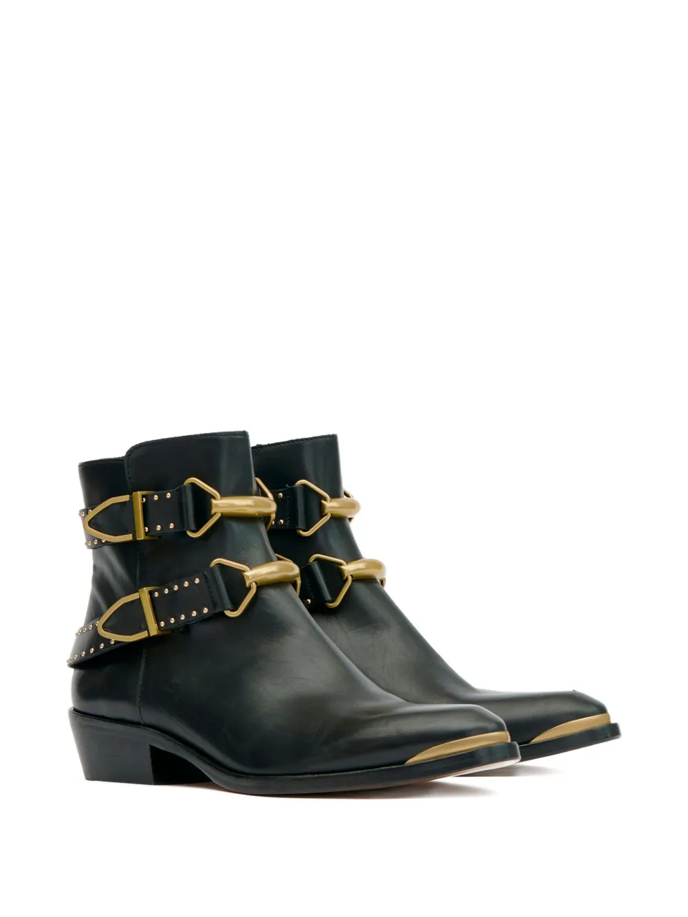 ISABEL MARANT 35mm Zalya buckle studded boots | Ankle Boots | Image 2
