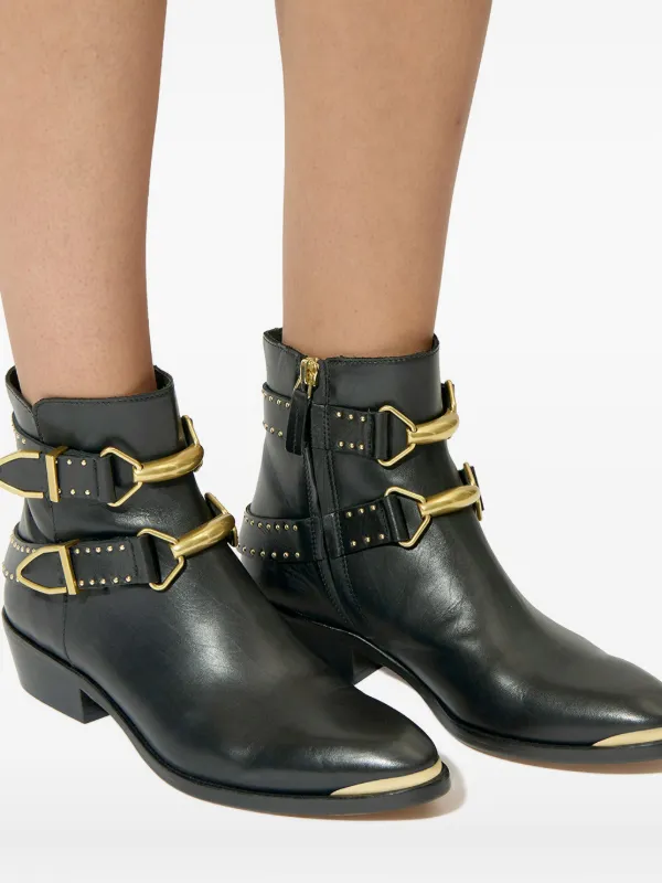 ISABEL MARANT Zalya ブーツ | ブラック | FARFETCH JP