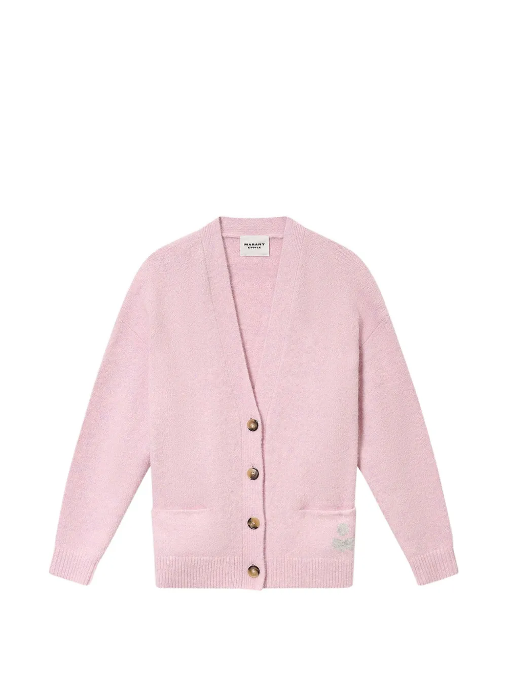 MARANT ÉTOILE Eborah Cardigan mit Knöpfen - Rosa