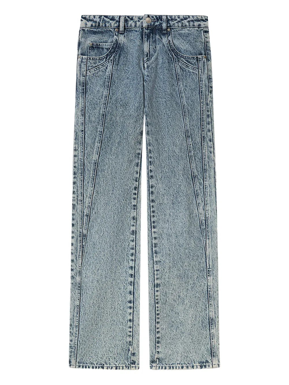 Isabel Marant Étoile Jaylis Panelled Jeans In Blue
