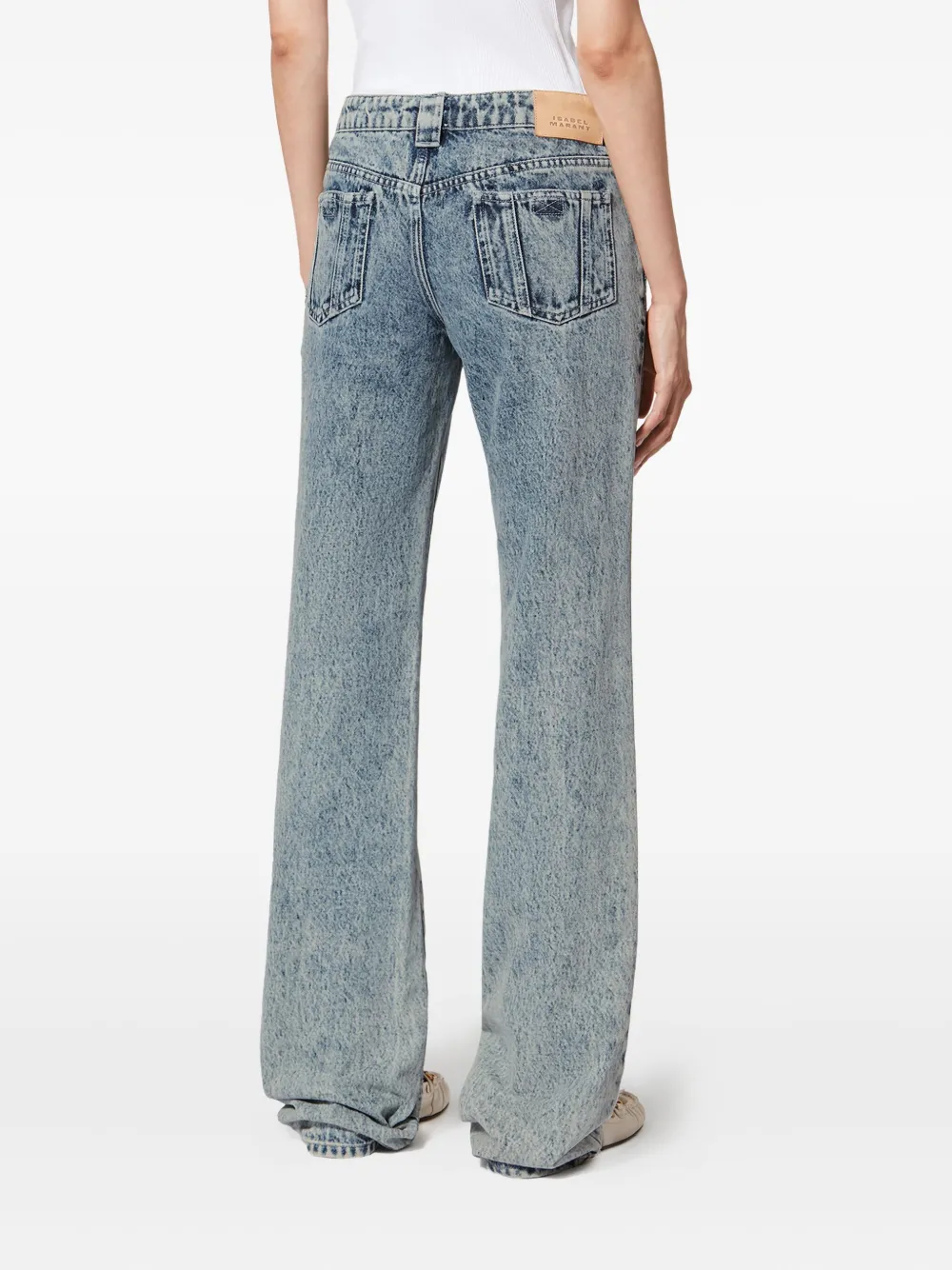 Isabel Marant Étoile Jaylis Panelled Jeans In Blue