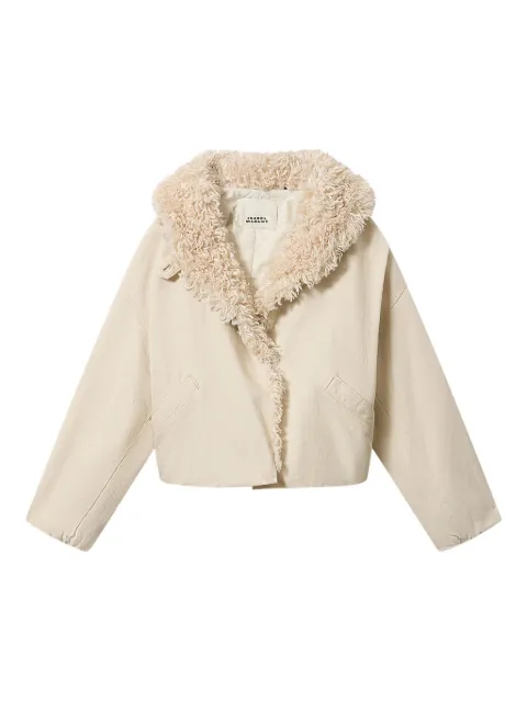 ISABEL MARANT Charone fur-trim  jacket