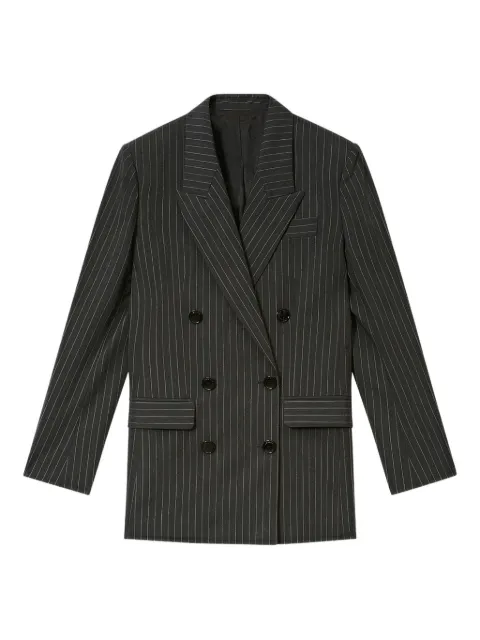 ISABEL MARANT Jevima pinstripe double-breasted blazer