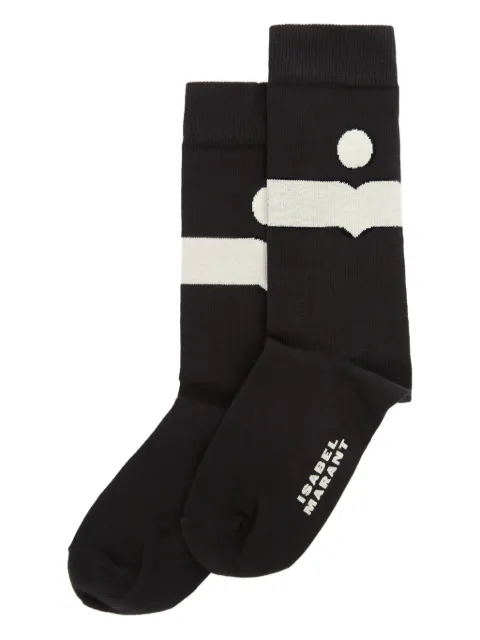 MARANT Nesson stripe graphic socks