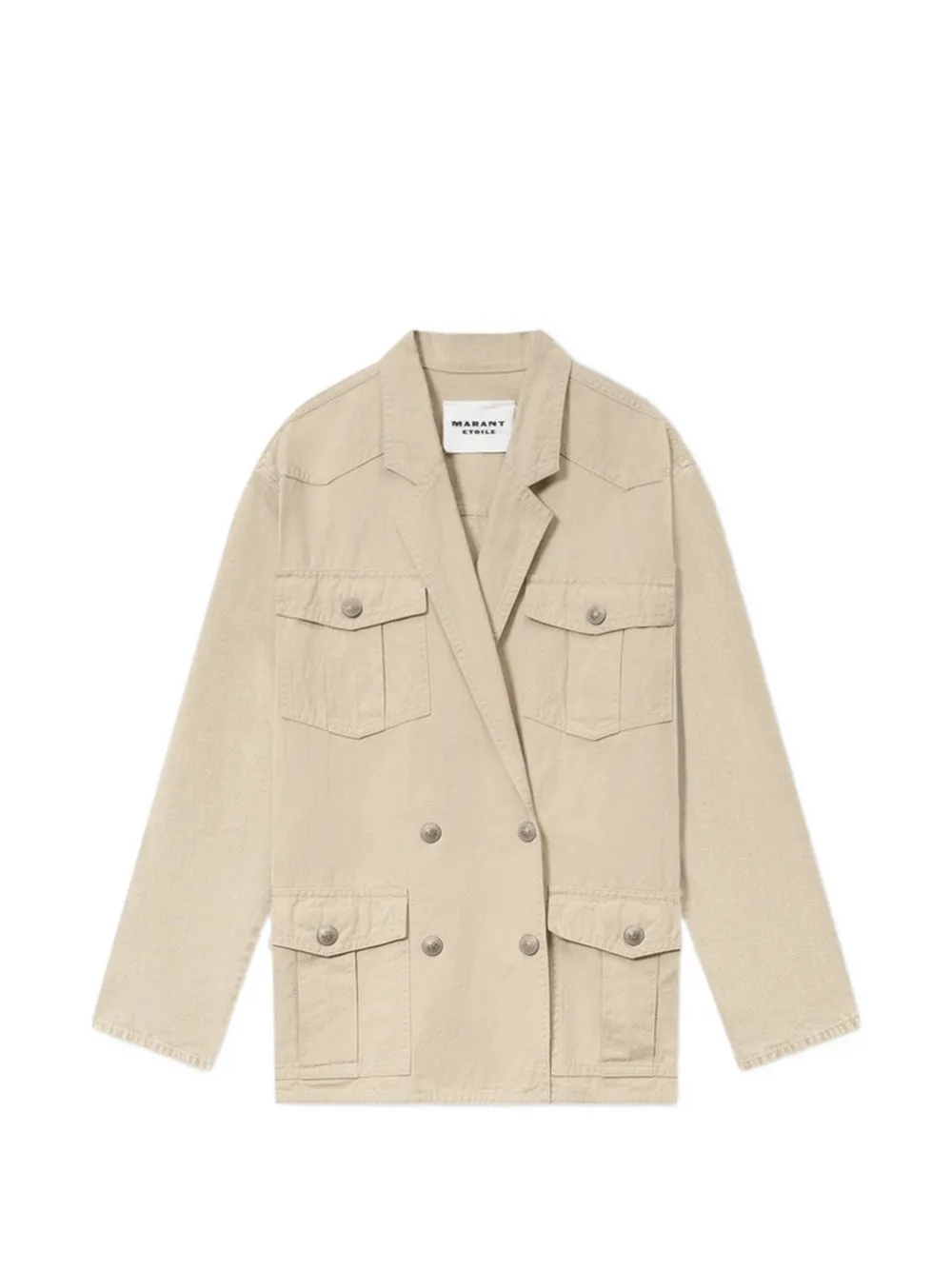 MARANT ÉTOILE Doppelreihige Neval Jacke - Nude