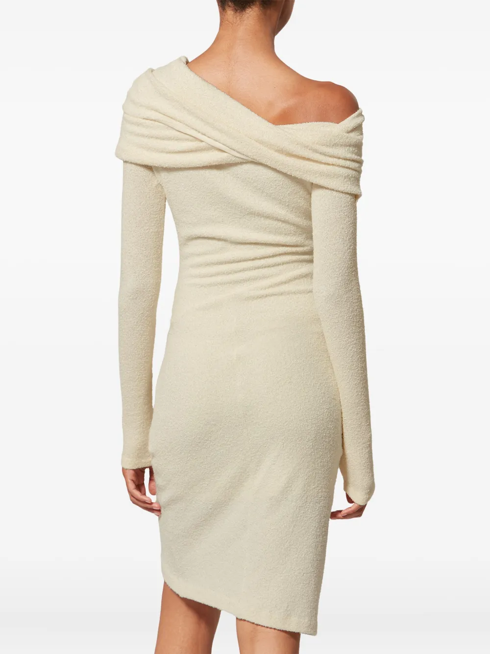 Isabel Marant Fatene Draped Midi Dress In Neutral