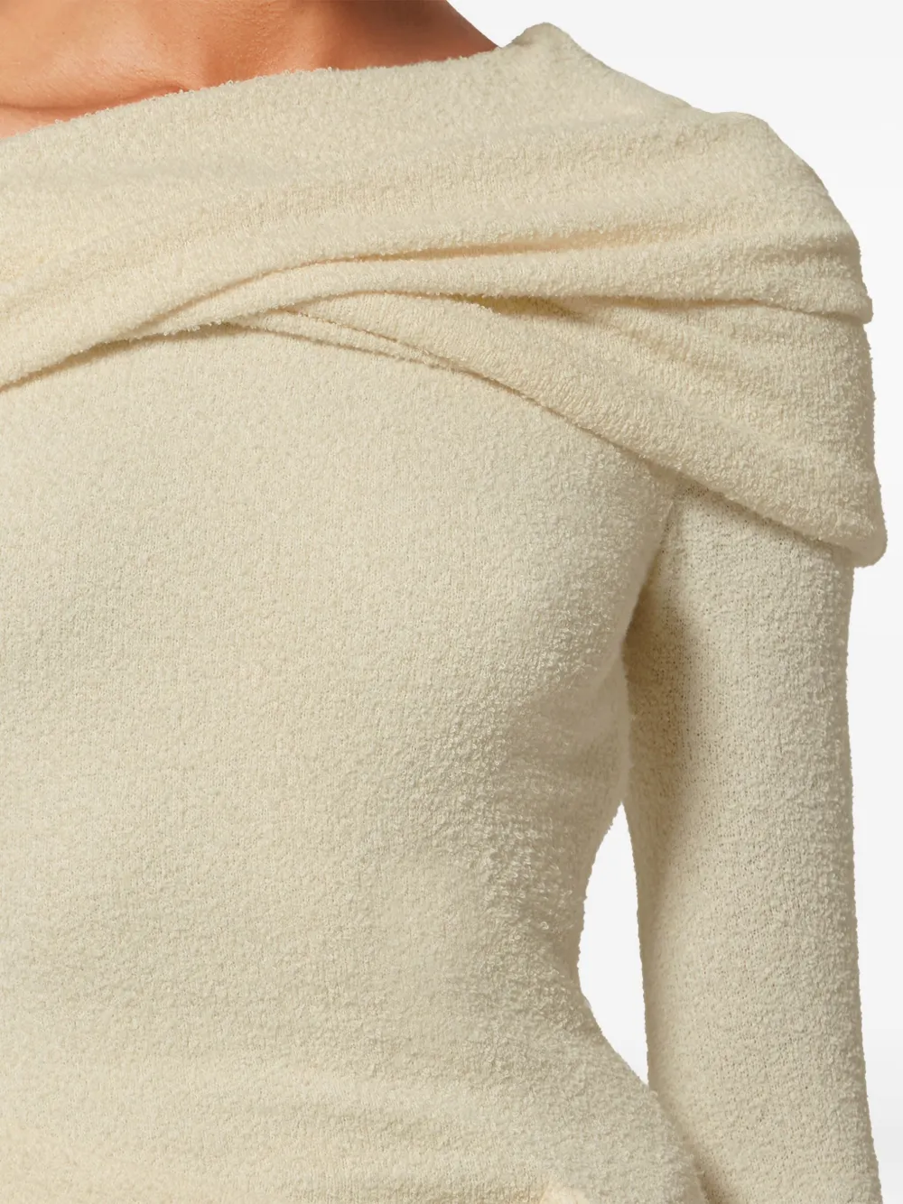 Isabel Marant Fatene Draped Midi Dress In Neutral