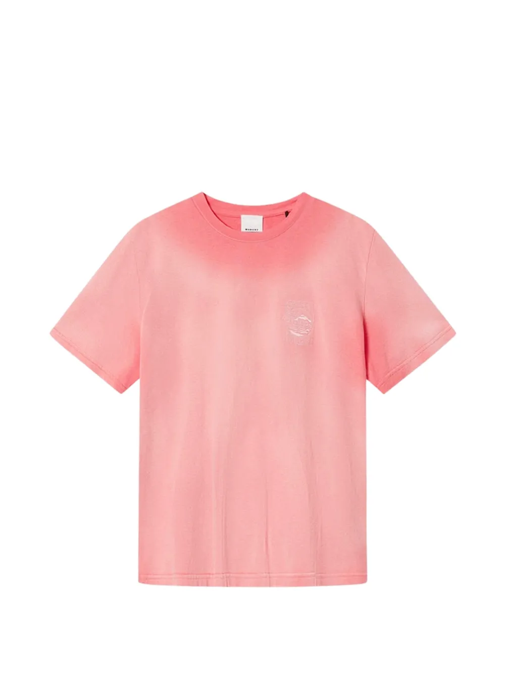MARANT Honore T-shirt met logodetail Roze