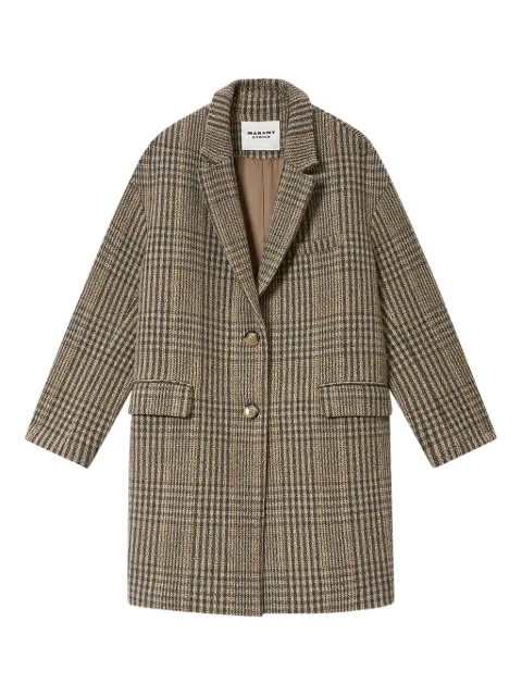 MARANT ÉTOILE Limiza check button coat