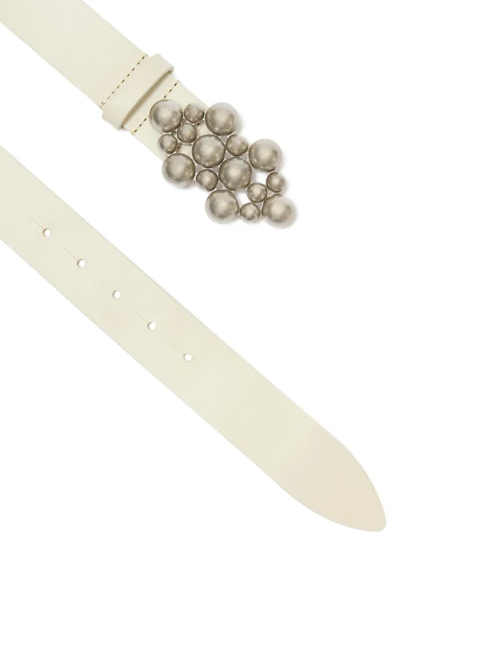  Isabel Marant Vickia Leather Belt - Neutrals 