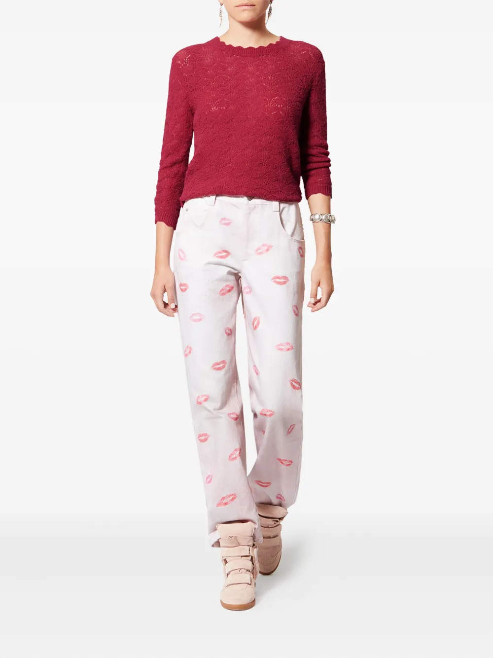 MARANT ÉTOILE Leonette scalloped pullover | Jumpers | Image 2