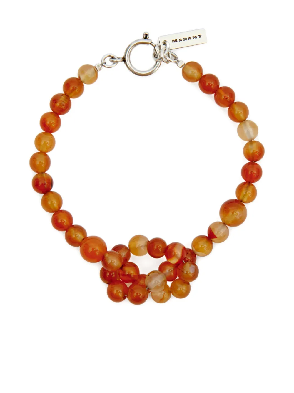 MARANT Noah beaded-embellishment bracelet | Orange | Image 1
