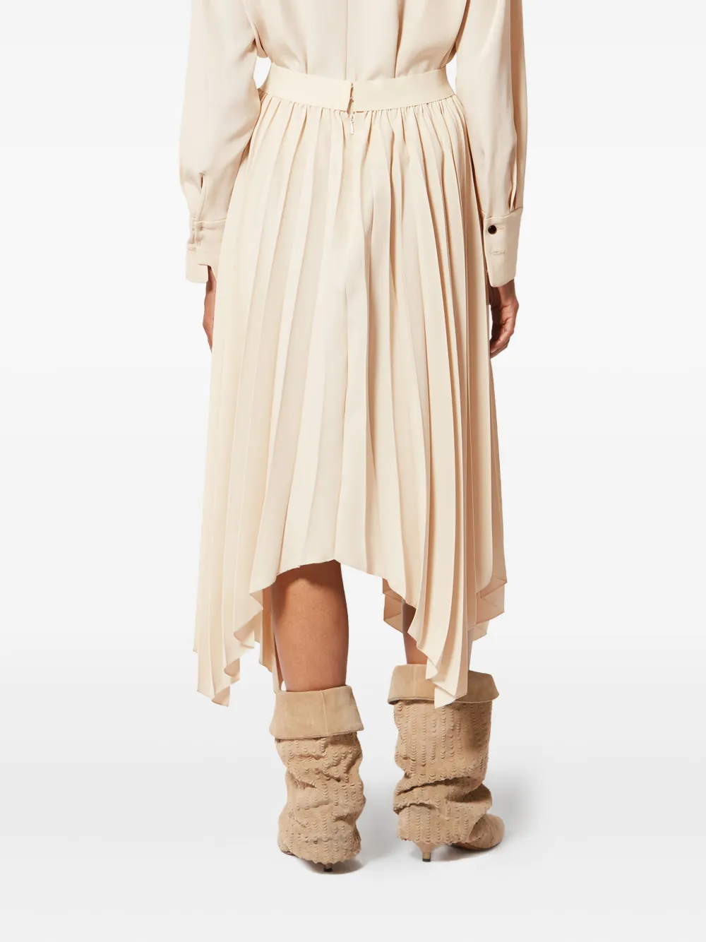 Isabel Marant Felixa Pleated Skirt In Animal Print