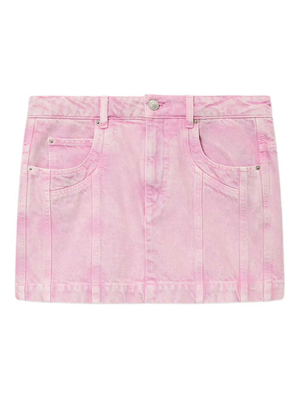 Isabel Marant Étoile Juana Pocket Mini Skirt In Pink