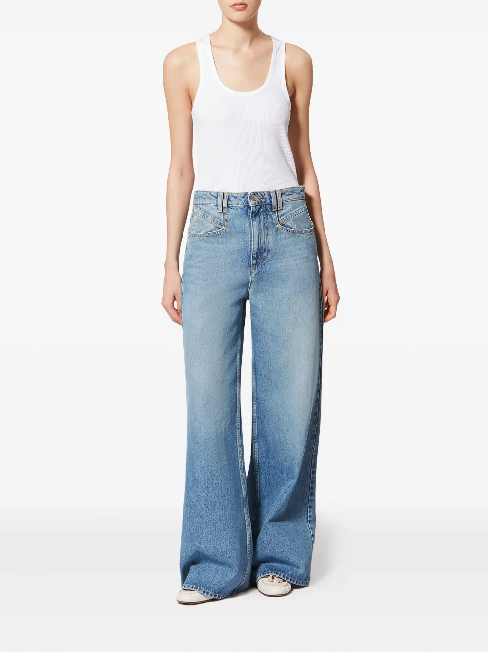 ISABEL MARANT Lemony pocket jeans - Blauw