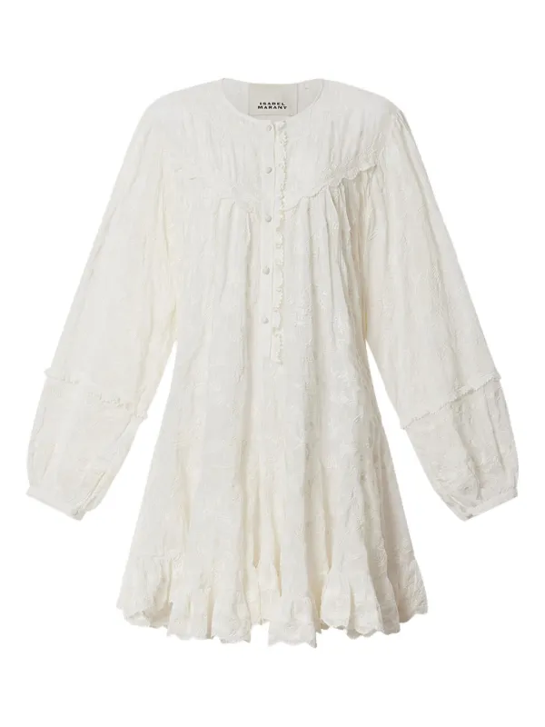 sachin and babi light blue dress Navy Cotton Embroidered Dress | Women's Dresses main image 1