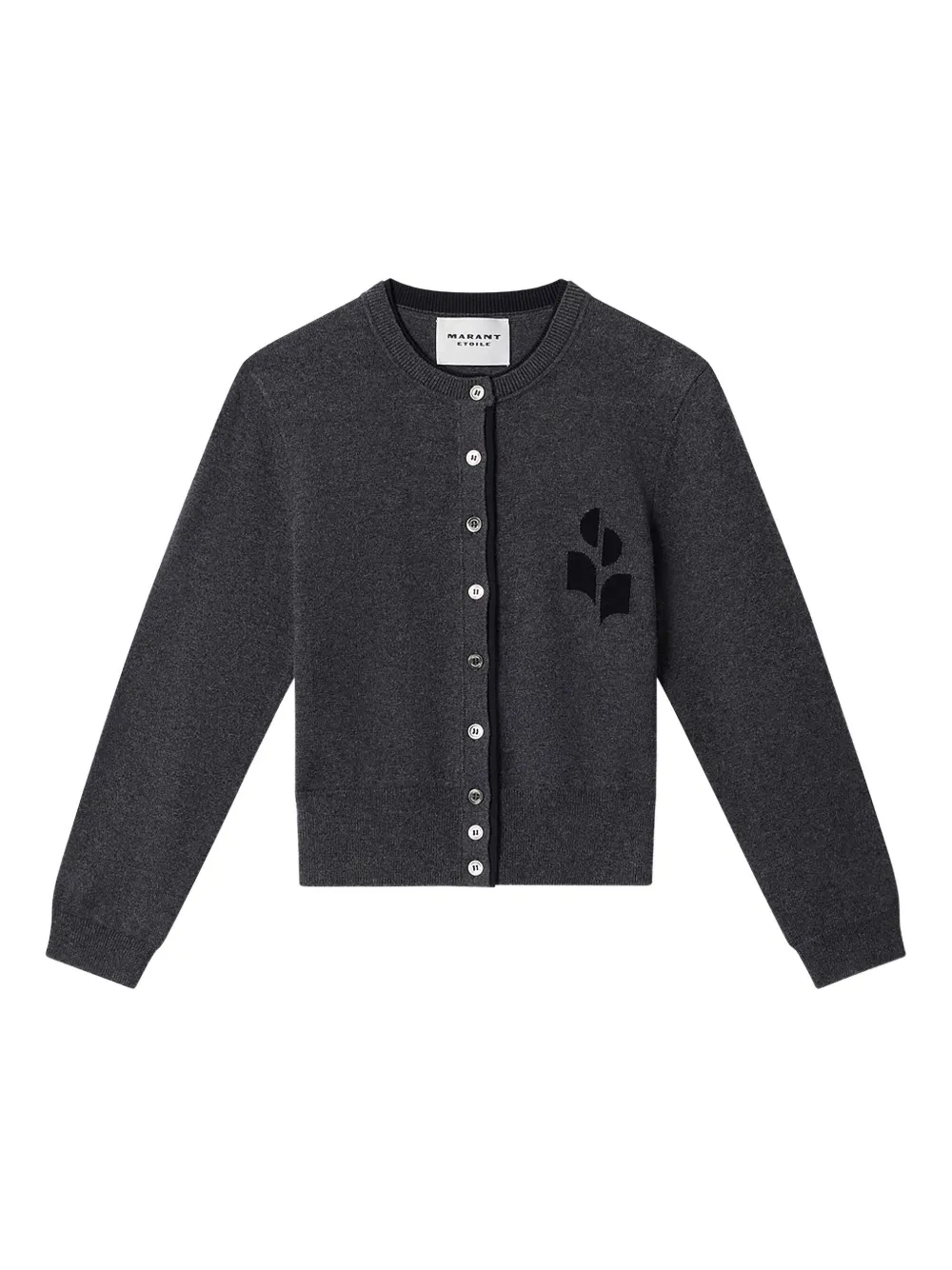 MARANT ÉTOILE Lona Cardigan mit Applikation - Grau