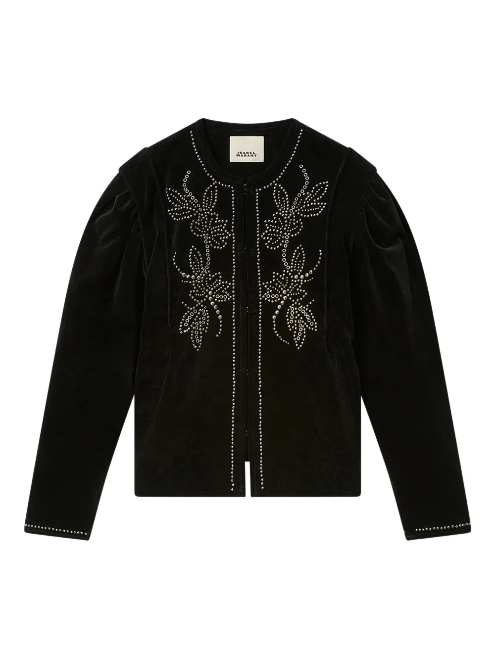 Isabel Marant Pietra Embellished Jacket In Black