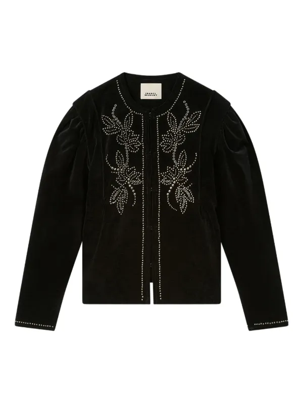 Isabel Marant Pietra Embellished Jacket in Black