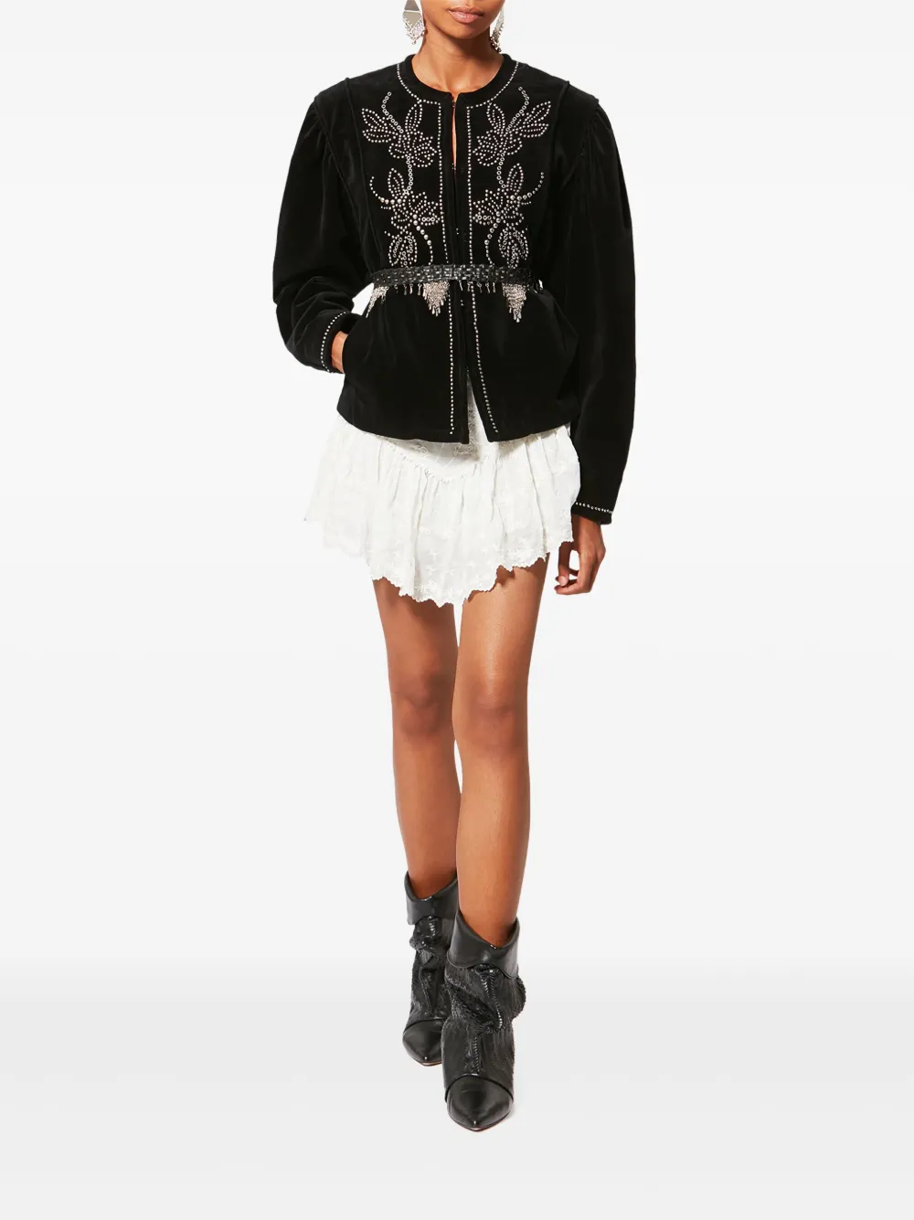 ISABEL MARANT Pietra embellished jacket | Bomber Jackets | Image 2