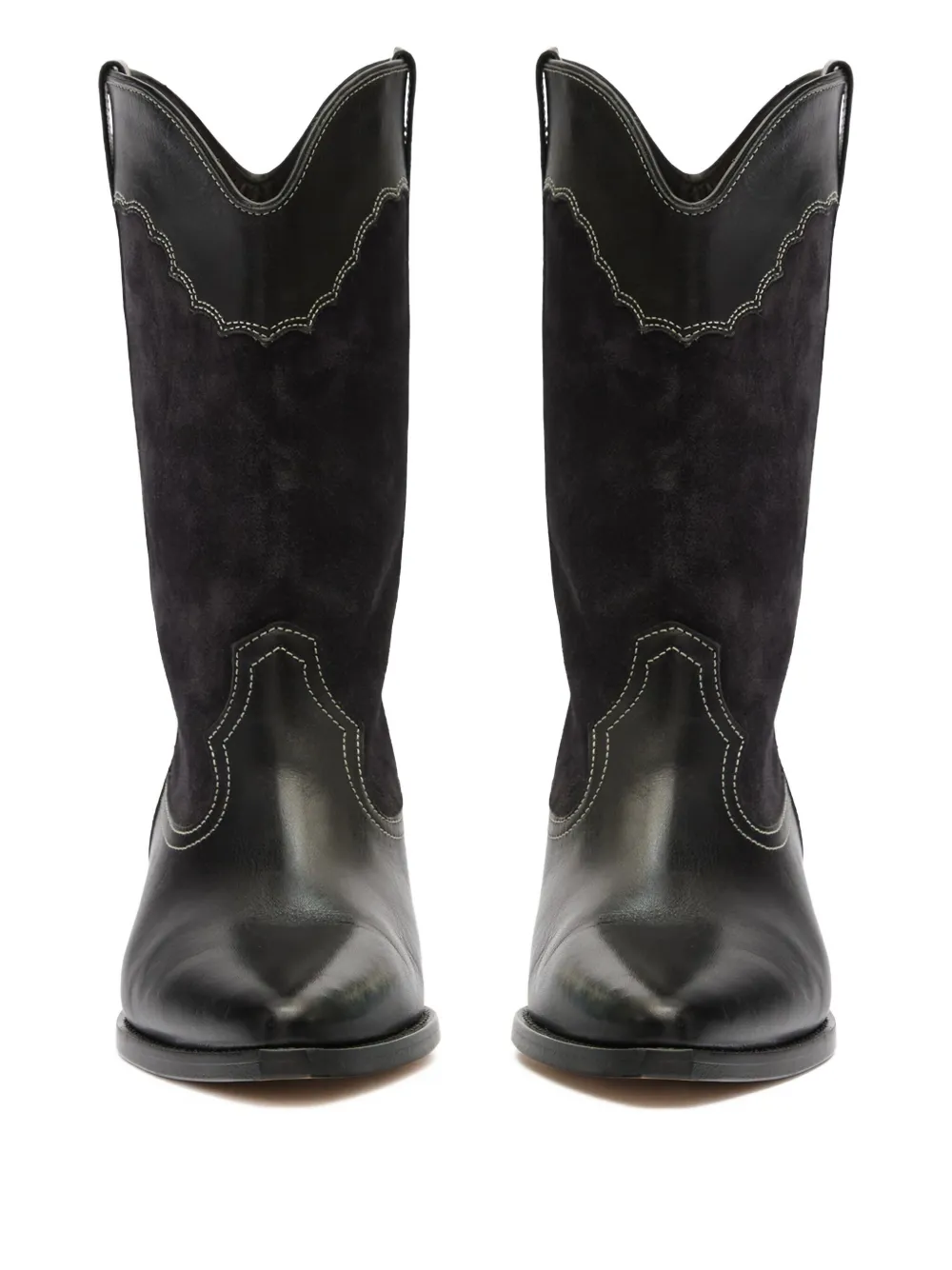 ISABEL MARANT x Duerto laarzen met suède vlak Zwart