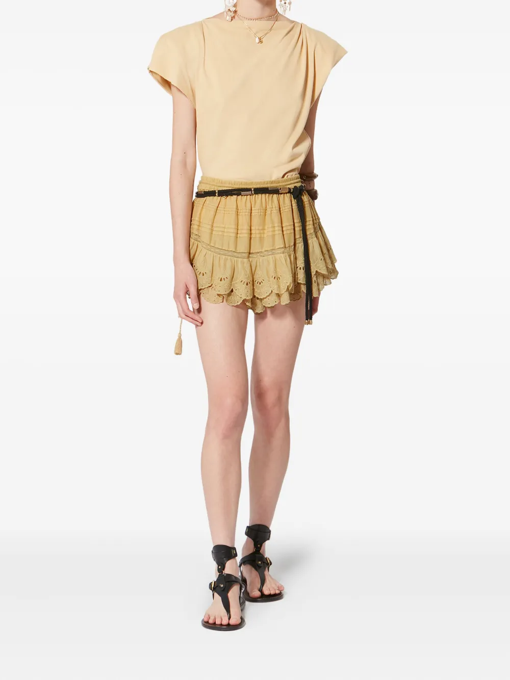MARANT ÉTOILE Puria ruffled shorts | Short Shorts | Image 2