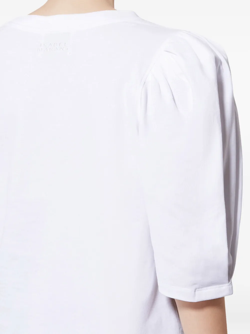 Isabel Marant Maeliss Tee Puff-sleeve T-shirt In White