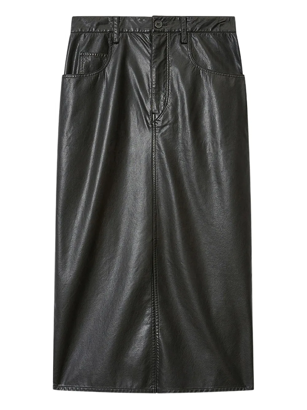 Isabel Marant Étoile Nilauria Pocket Midi Skirt In Black