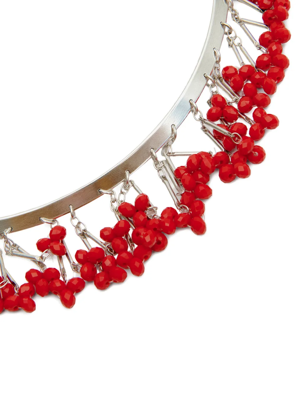  Isabel Marant Collier Ras-du-cou Nora à Perles - Argent 
