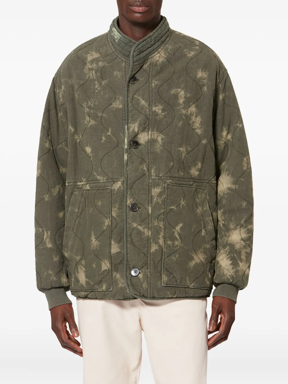 MARANT Taeliss quilted jacket | Green | Image 1
