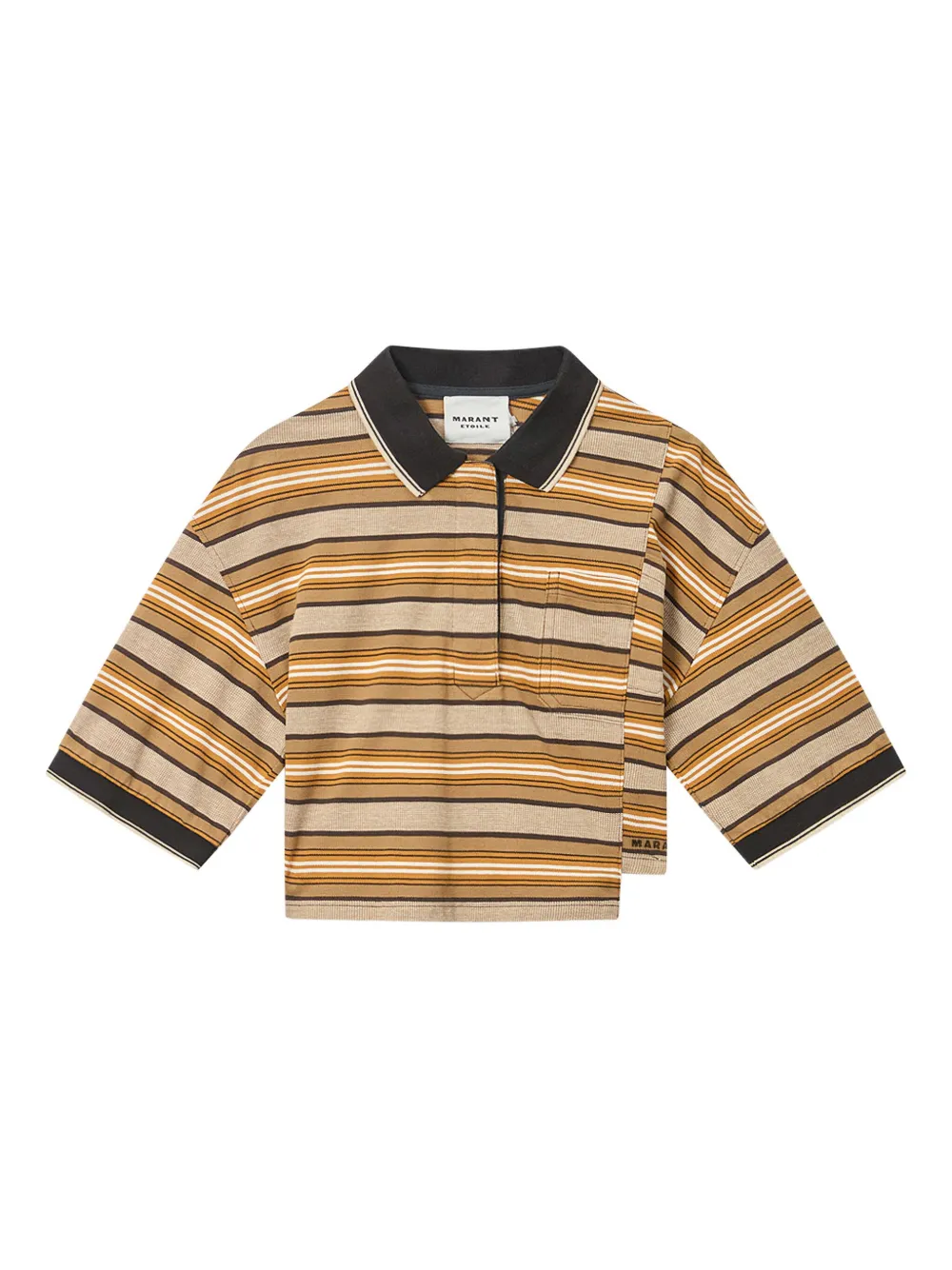 MARANT ÉTOILE Isalyne striped top | Neutrals | Image 1