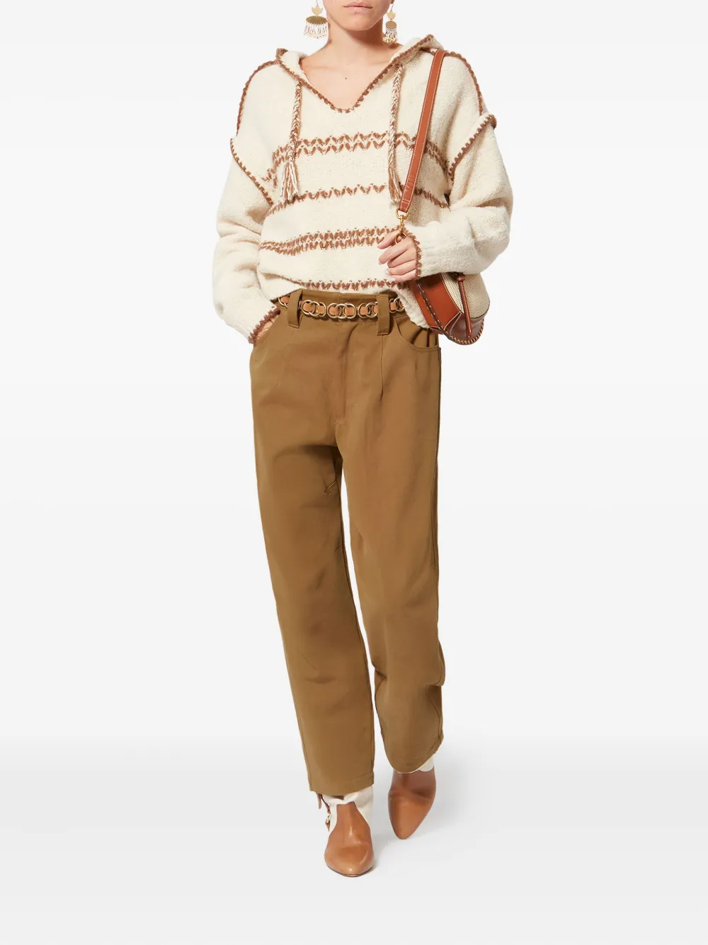 MARANT ÉTOILE Opalyna button trousers | Straight-Leg Pants | Image 2