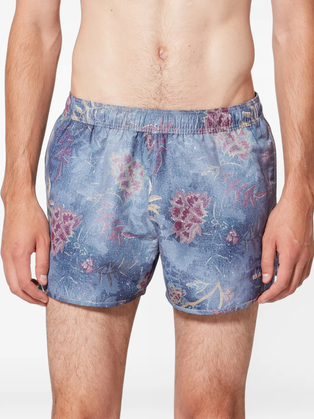MARANT Costume da bagno Vicente a fiori - Blu