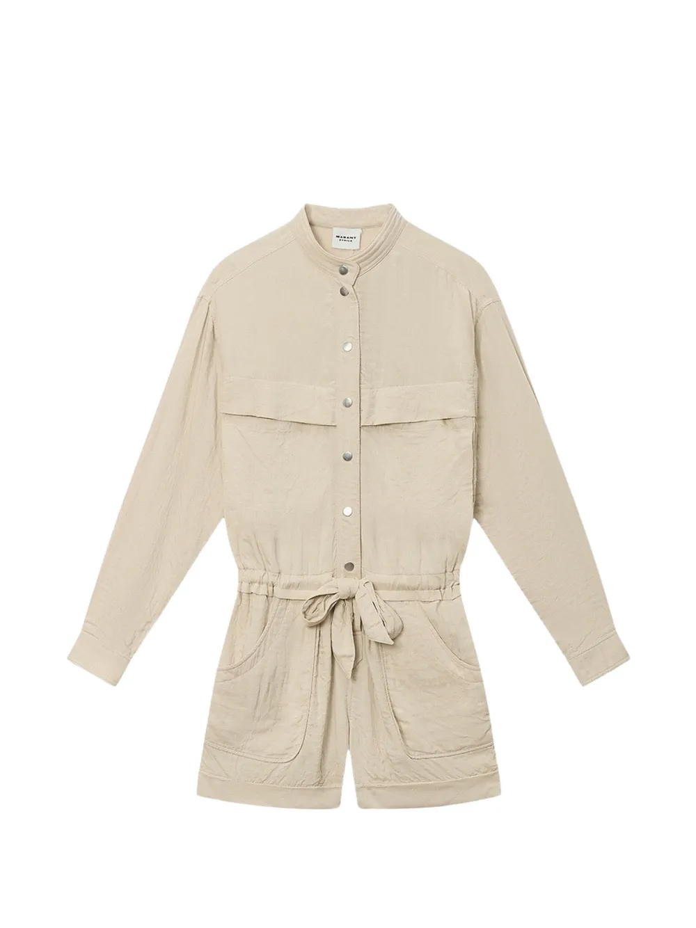 MARANT ÉTOILE Betyna Playsuit mit Gürtel - Nude