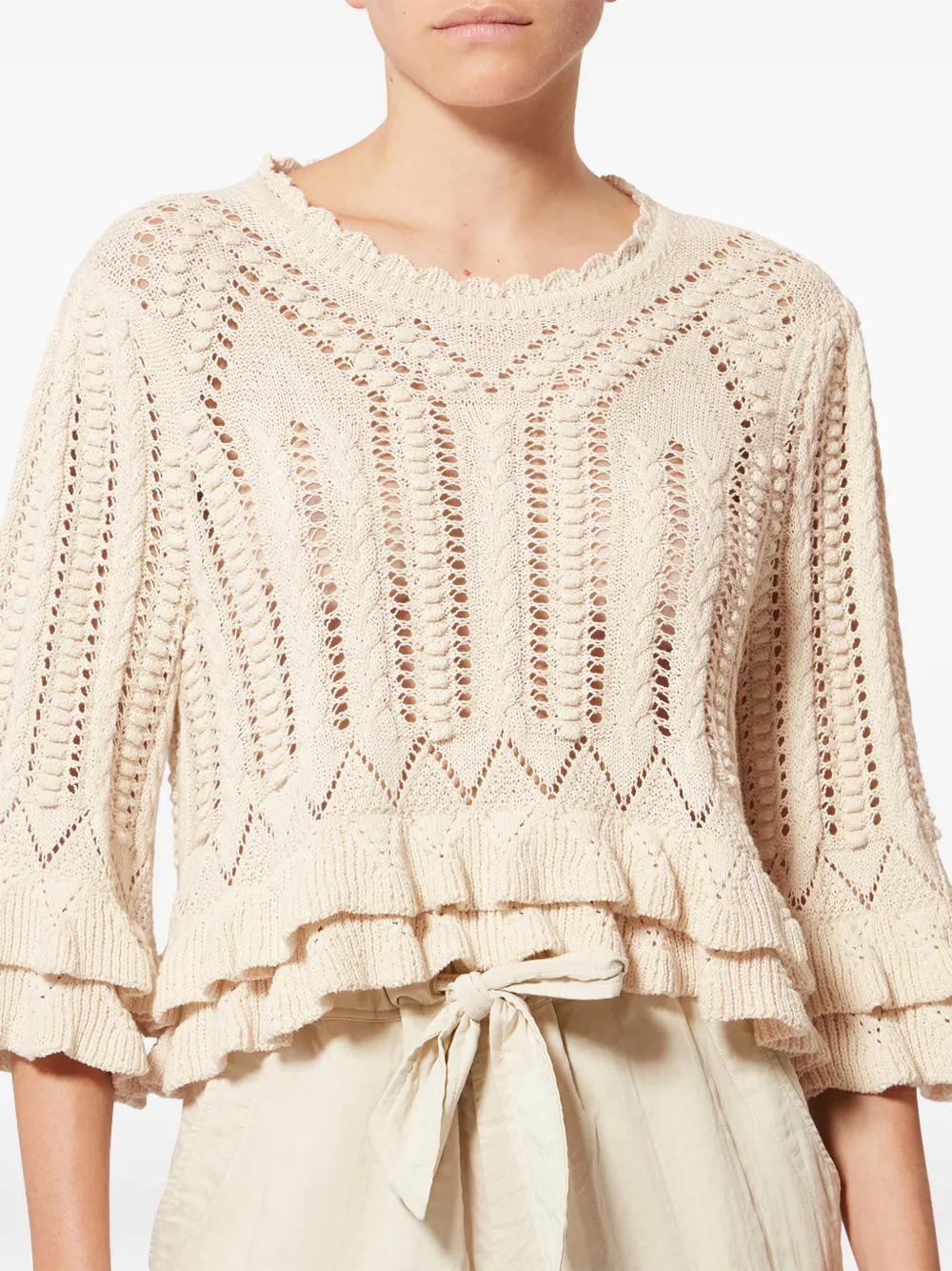 Marant Étoile Norma Sweater in Neutrals, view 5