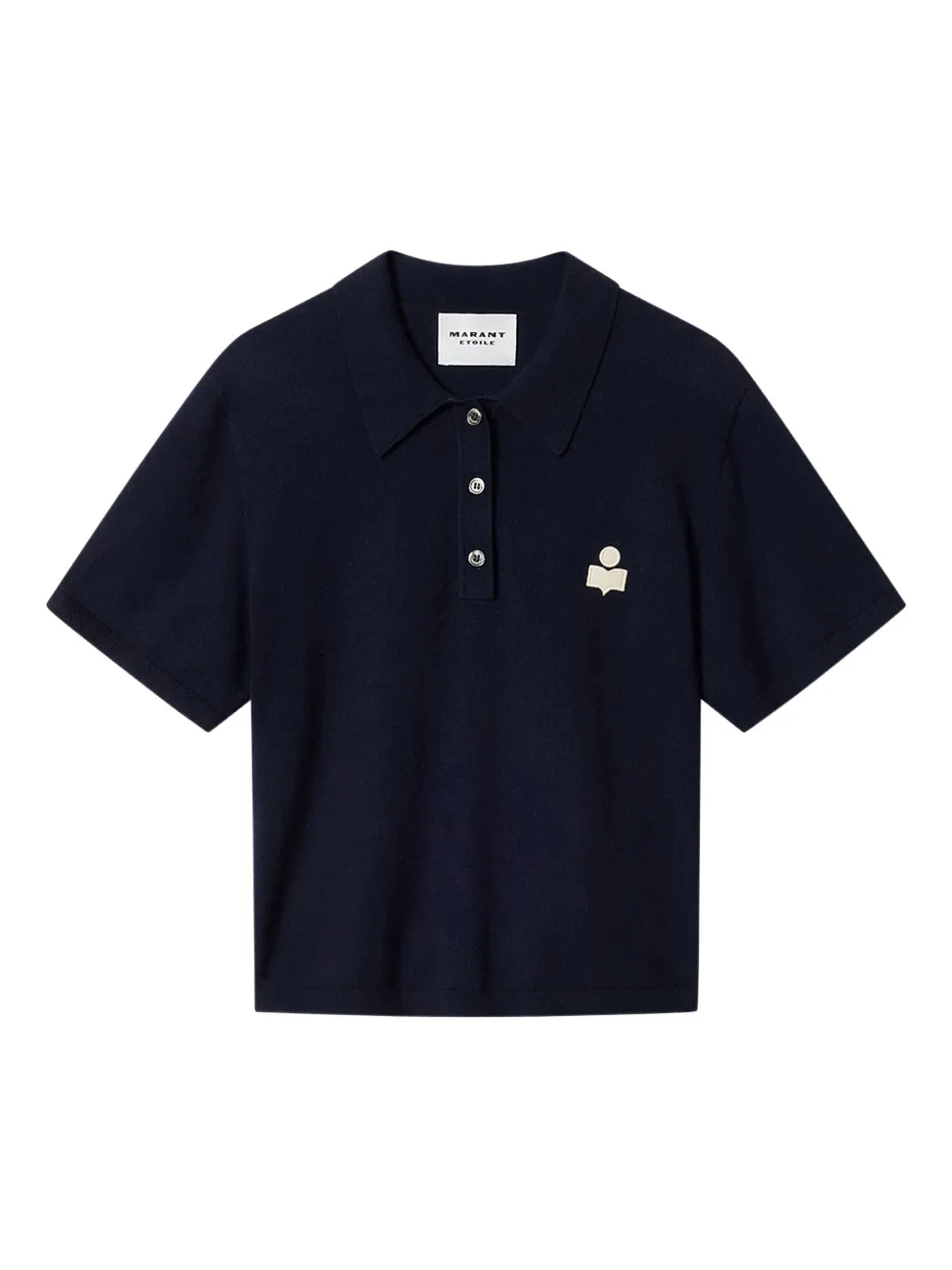 MARANT ÉTOILE Polo Althea con logo - Blu
