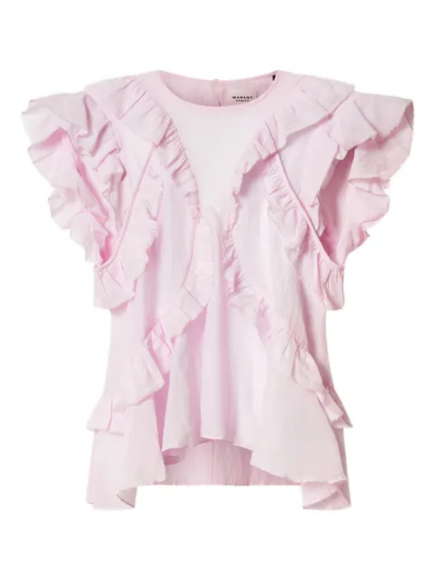 MARANT ÉTOILE Nalou ruffled top