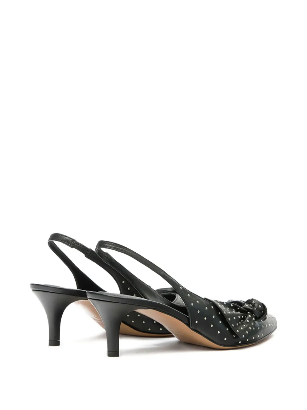 ISABEL MARANT 55 mm Palmo leren pumps Zwart