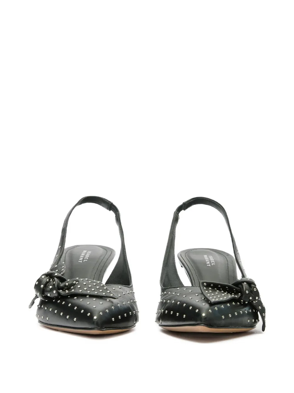 ISABEL MARANT 55 mm Palmo leren pumps Zwart