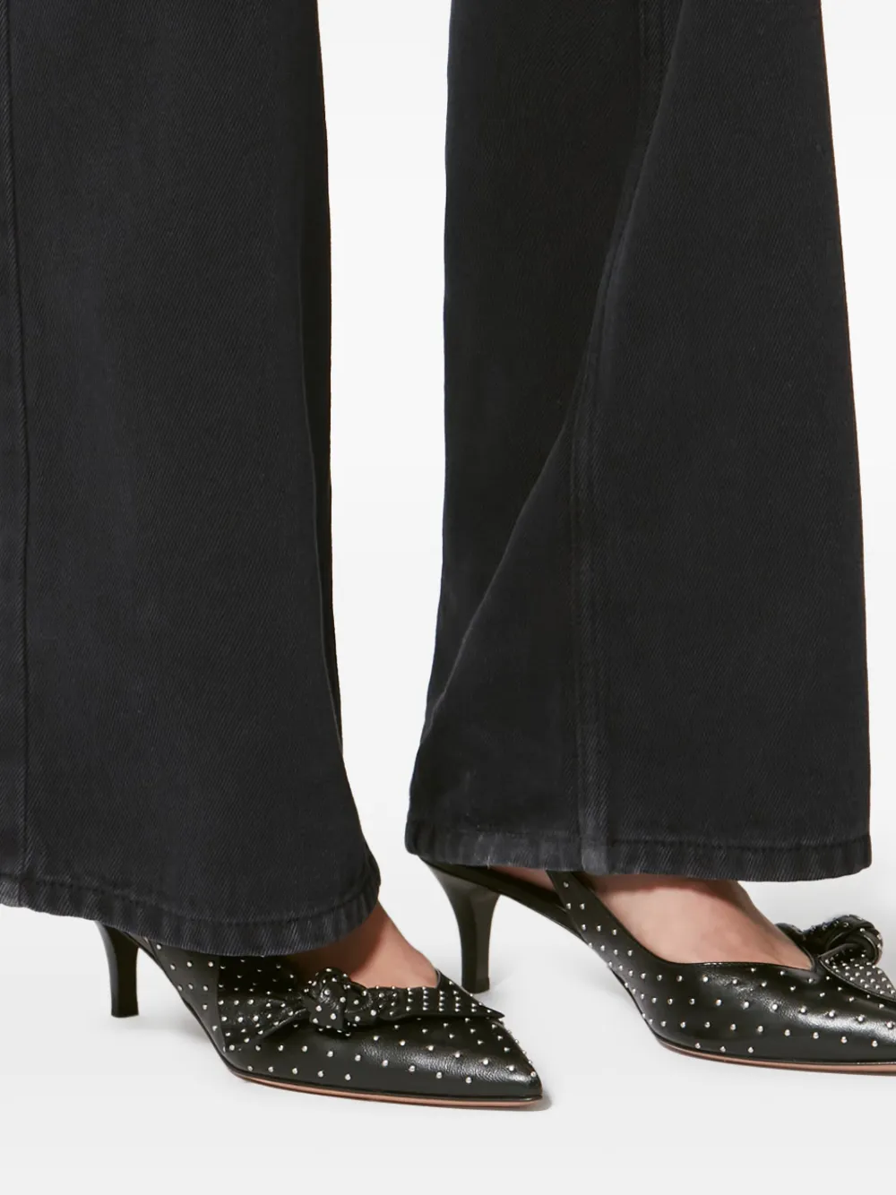 ISABEL MARANT 55 mm Palmo leren pumps Zwart