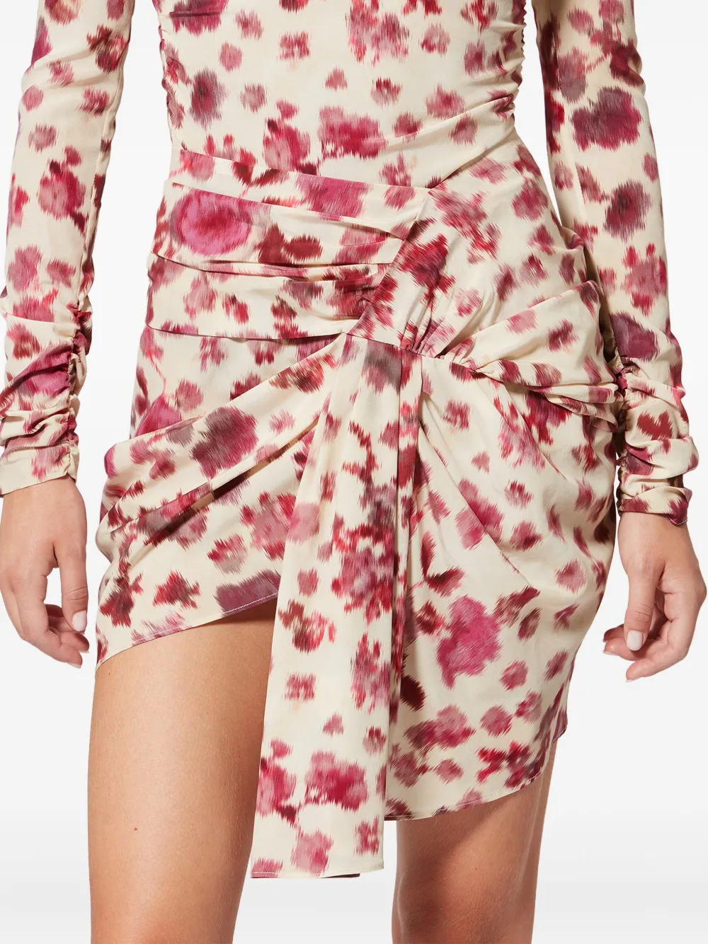 ISABEL MARANT Ovia asymmetrische rok Beige