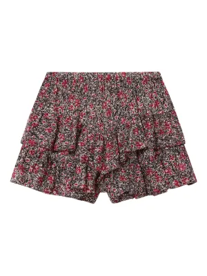 GANNI floral-print Shorts | Neutrals | FARFETCH
