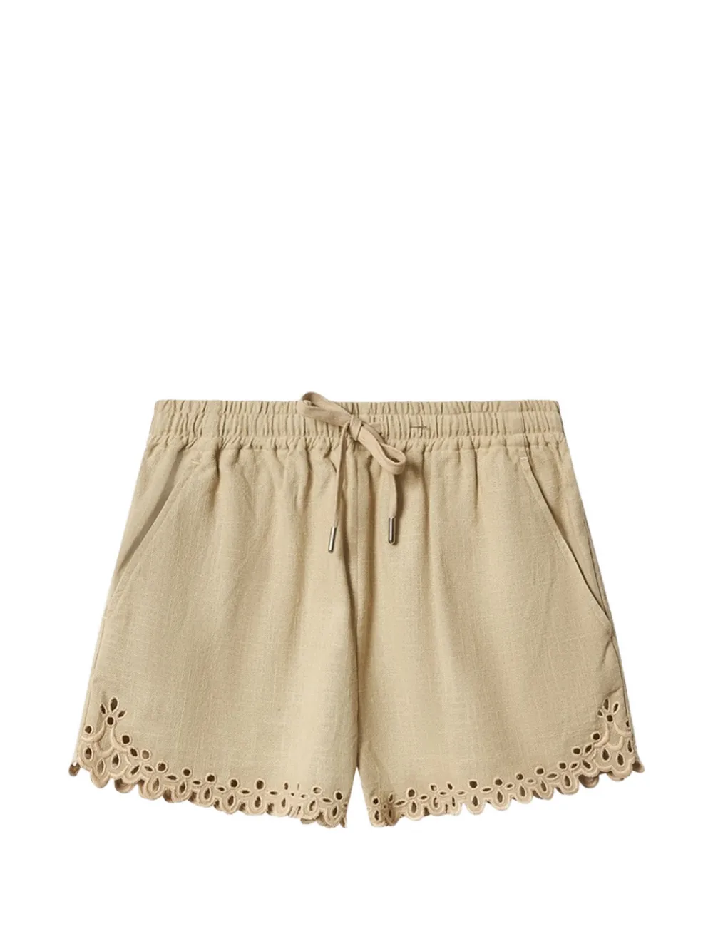 MARANT ÉTOILE BALYME drawstring eyelet shorts - Toni neutri