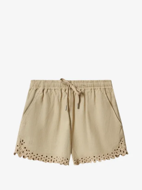 MARANT ÉTOILE BALYME drawstring eyelet shorts