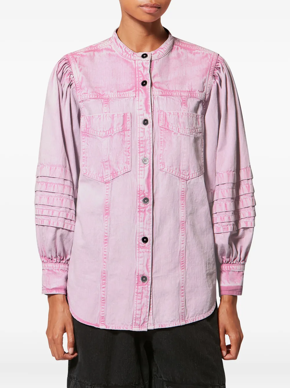  Marant étoile Mileda Patch-pocket Shirt - Pink 