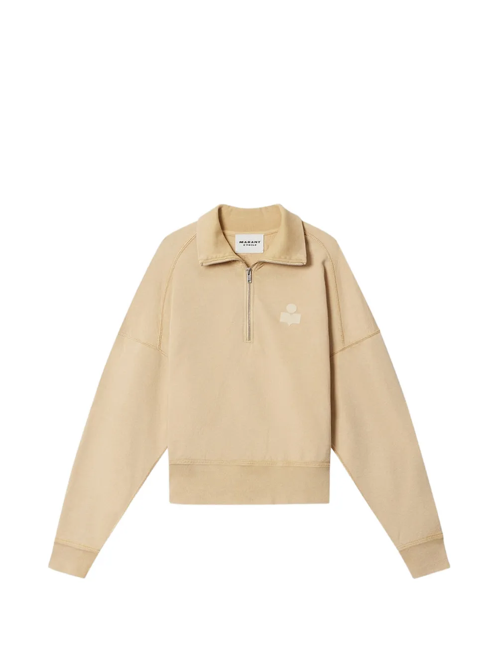 MARANT ÉTOILE Ross Sweatshirt mit Reißverschluss - Nude