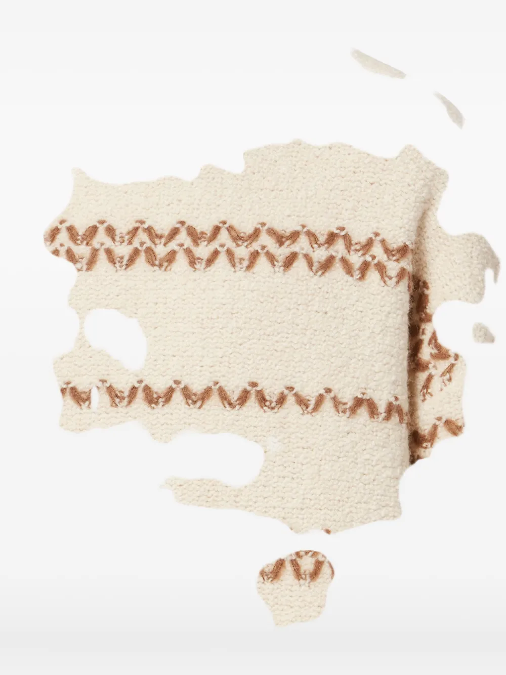 MARANT Romain gestreepte pullover Beige