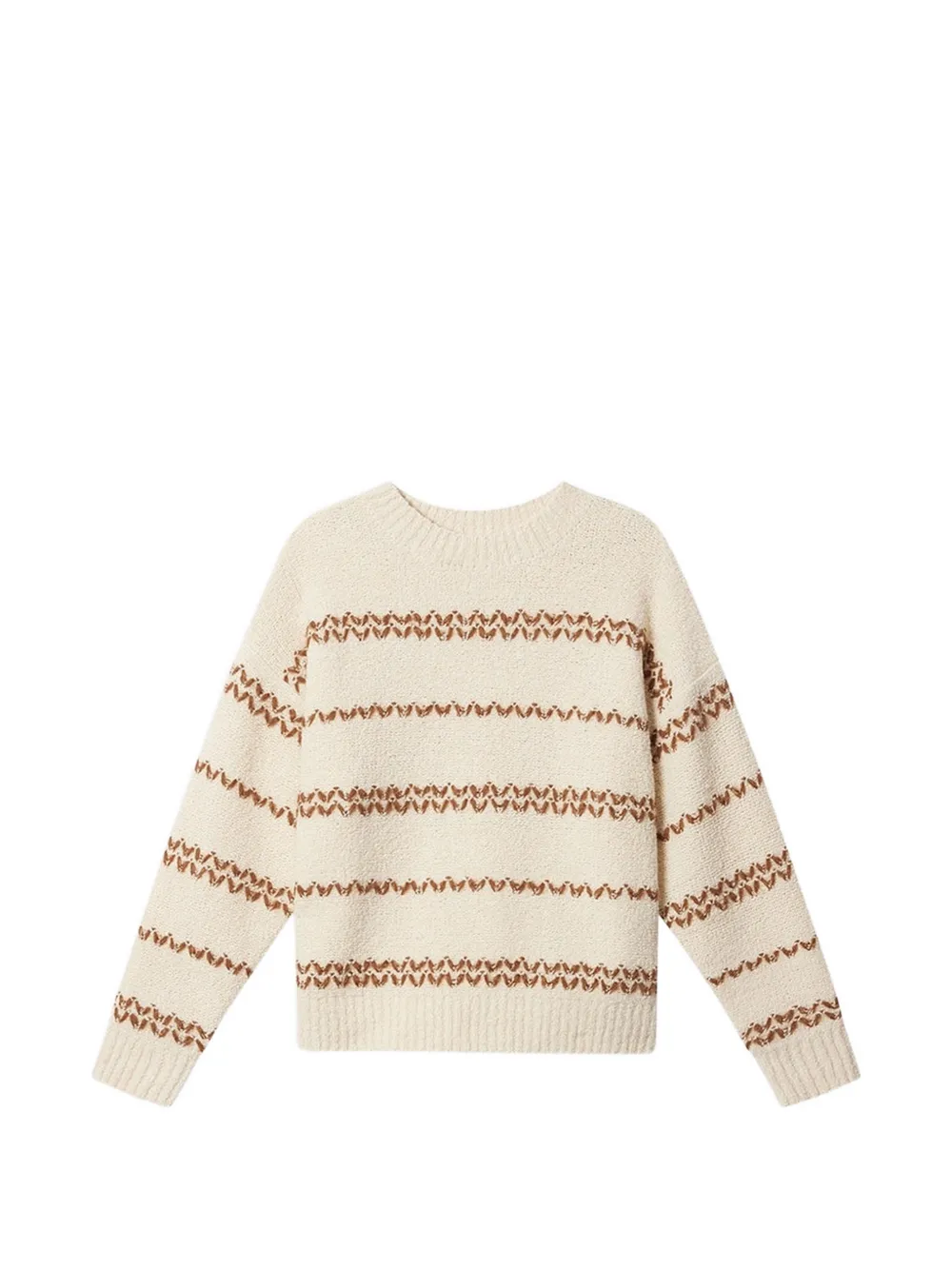 MARANT Romain gestreepte pullover Beige